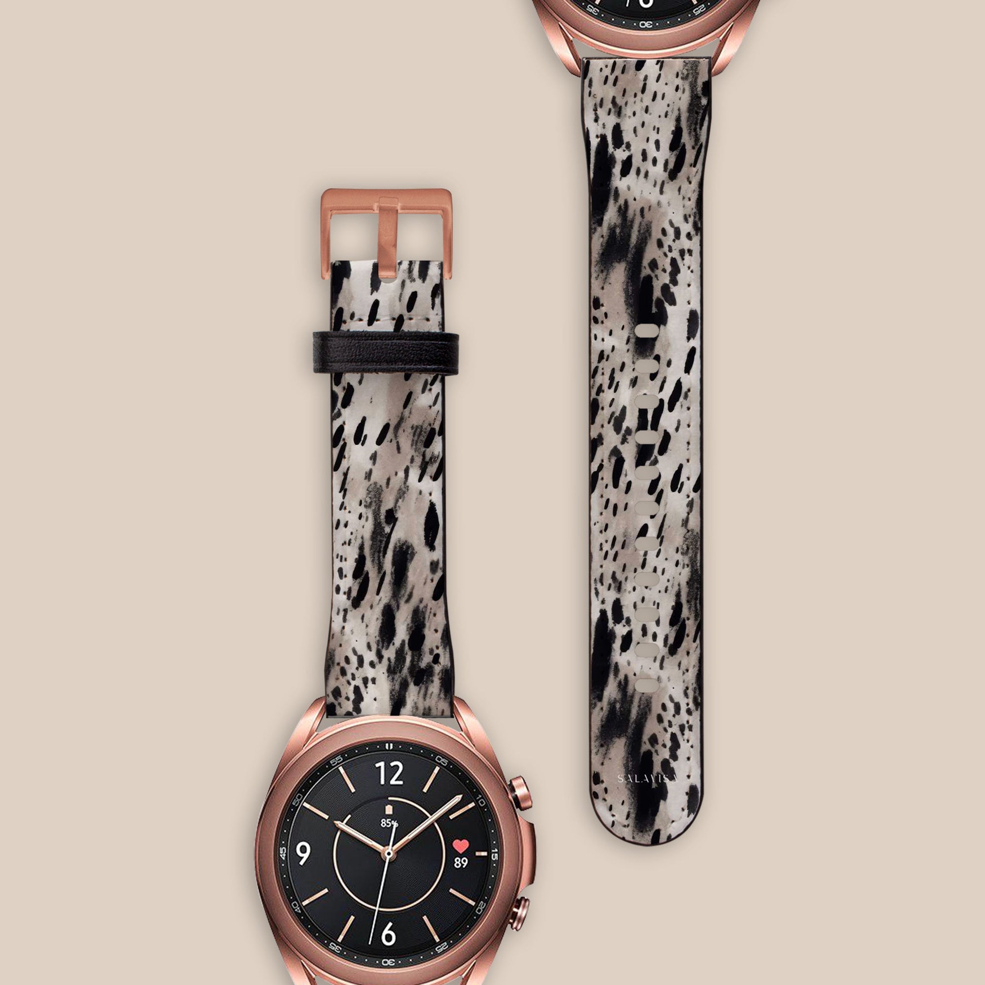 Leopard Abstract Galaxy Watch Band