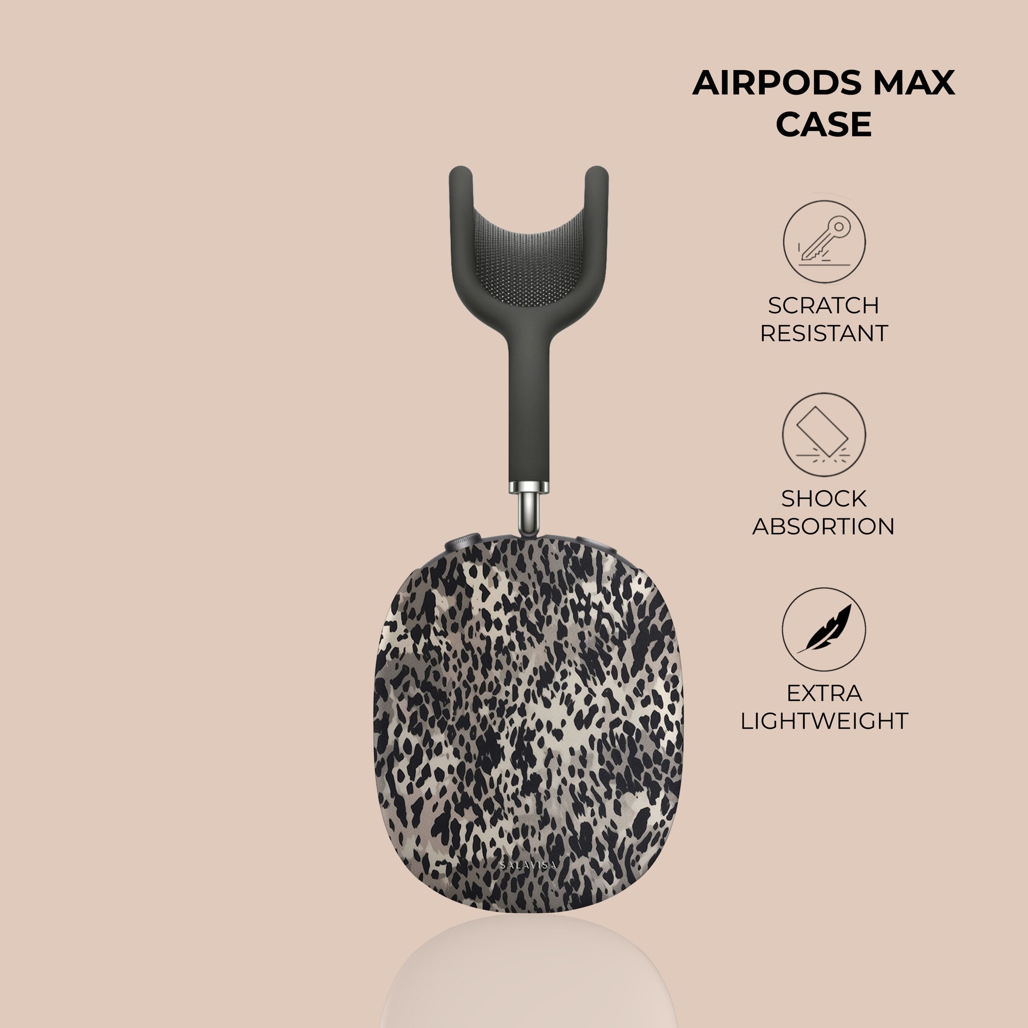 Dark Animal Skin AirPods Max Case