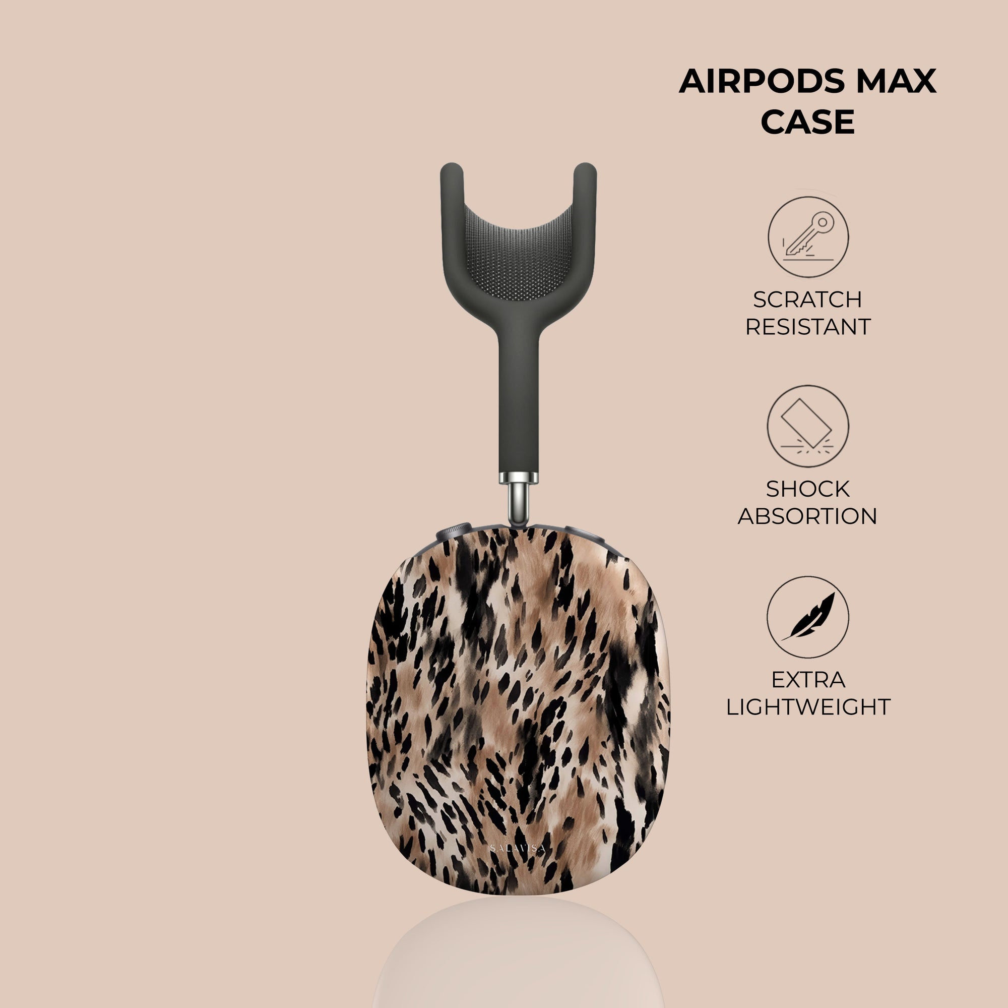 Leopard Close Up AirPods Max Case