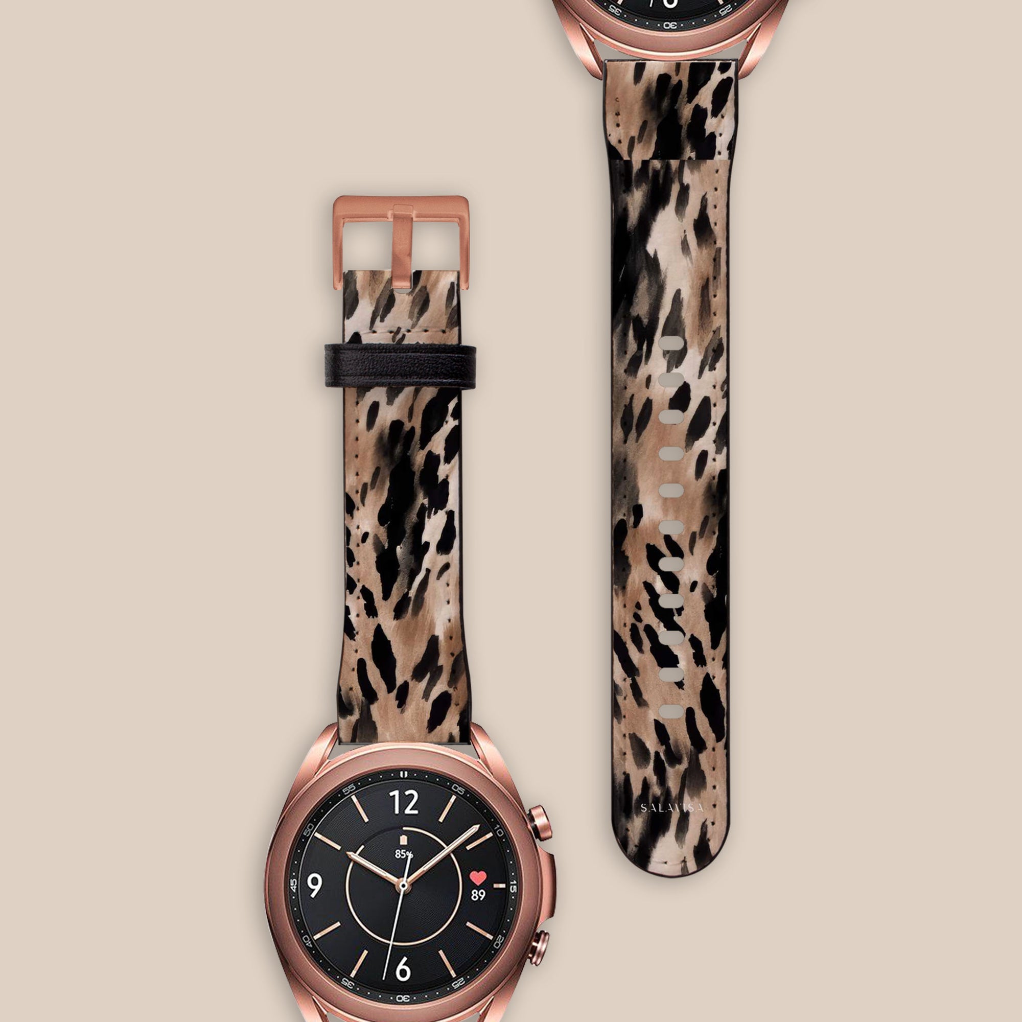 Leopard Close Up Galaxy Watch Band