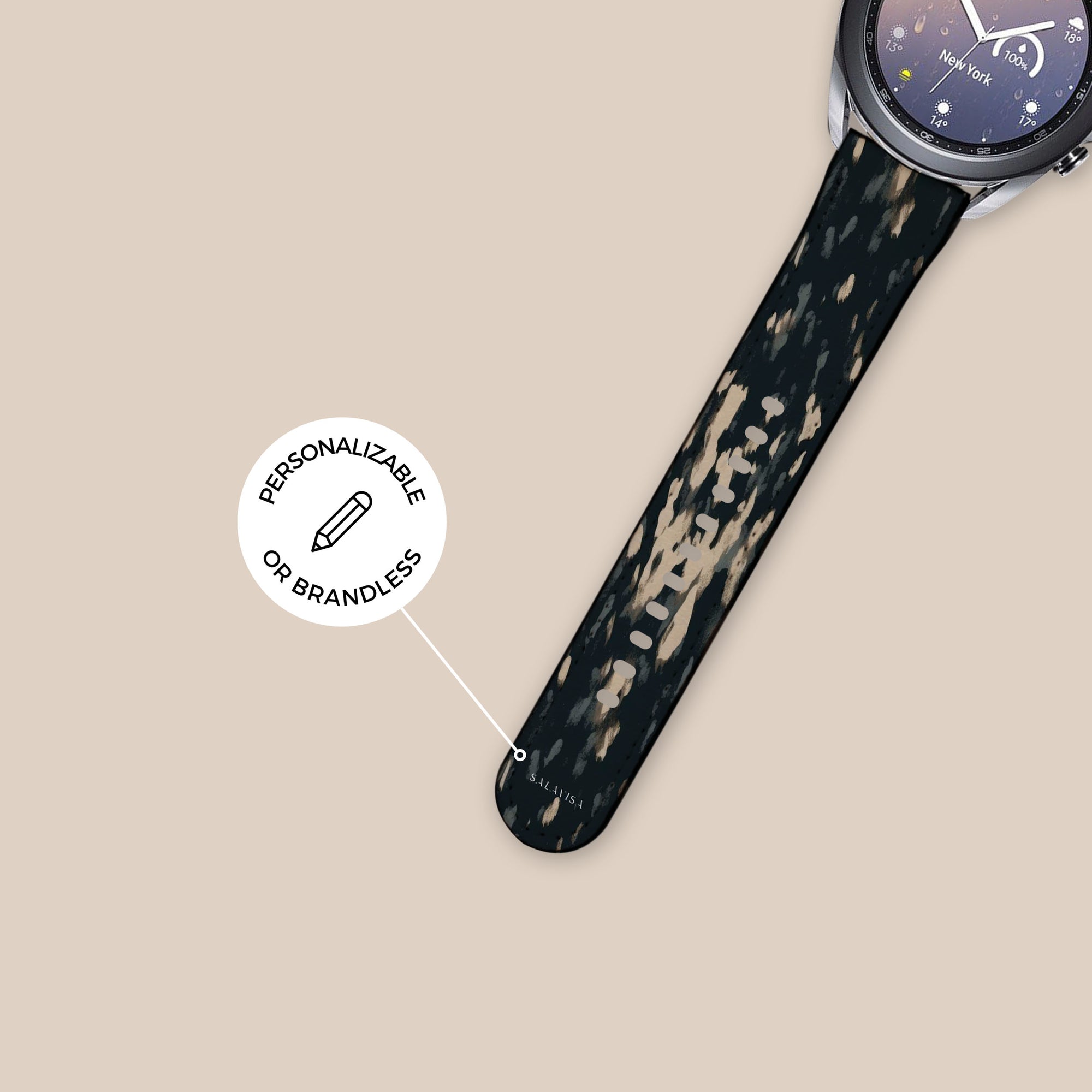 Dark Texture Galaxy Watch Band