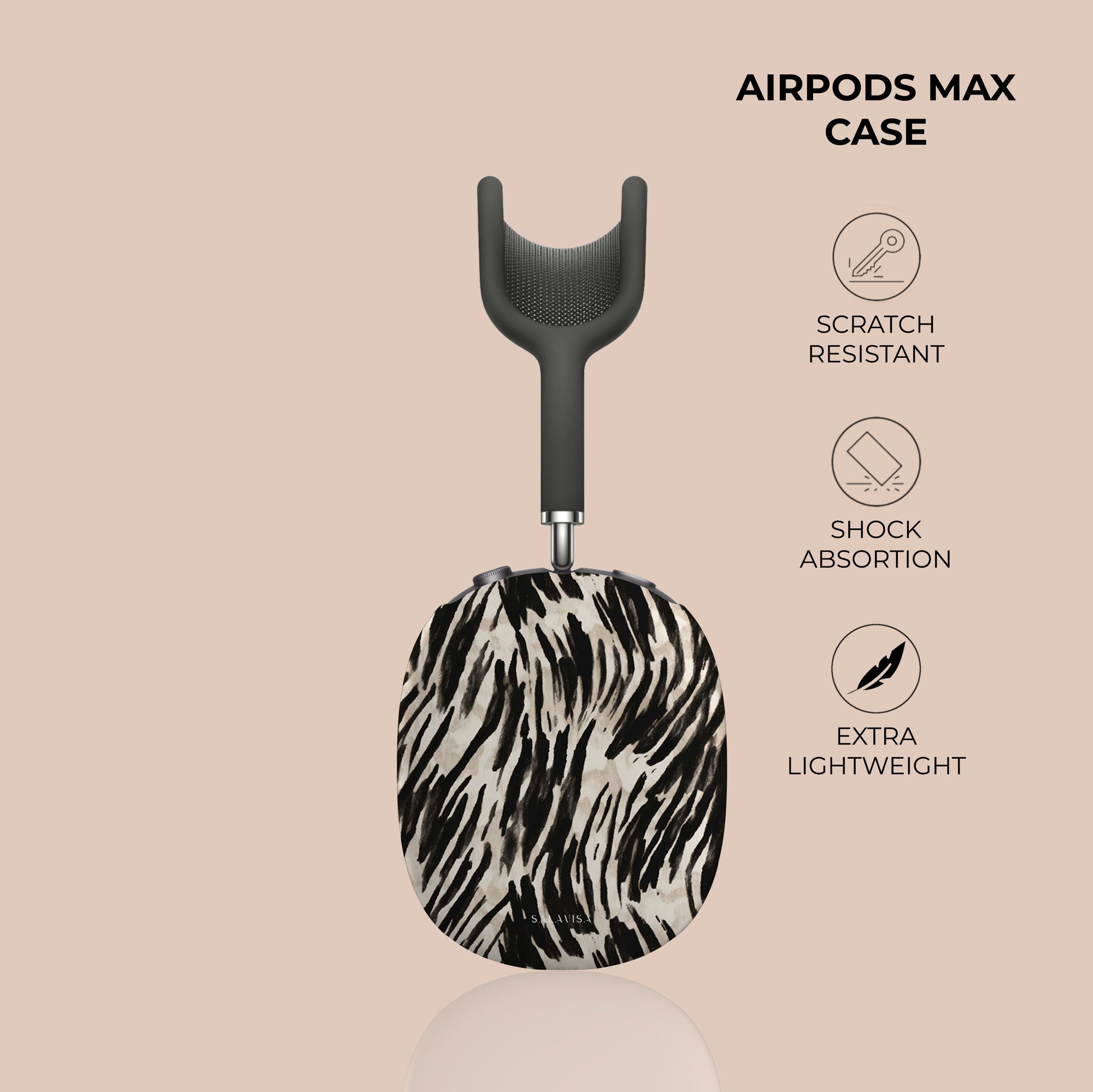 Dark Zebra AirPods Max Case