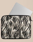 Dark Zebra Laptop Sleeve