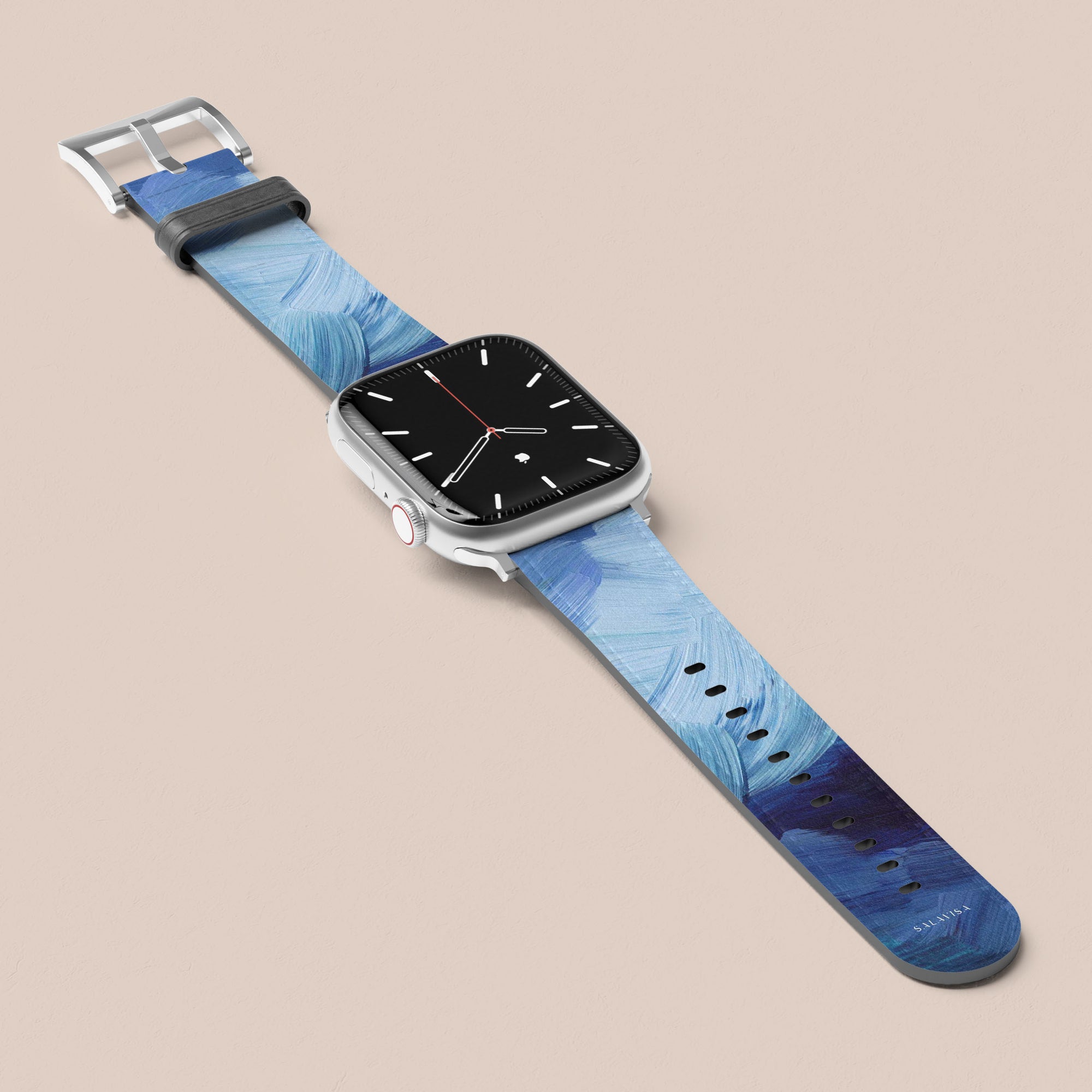 Blue Paint Apple Watch Band