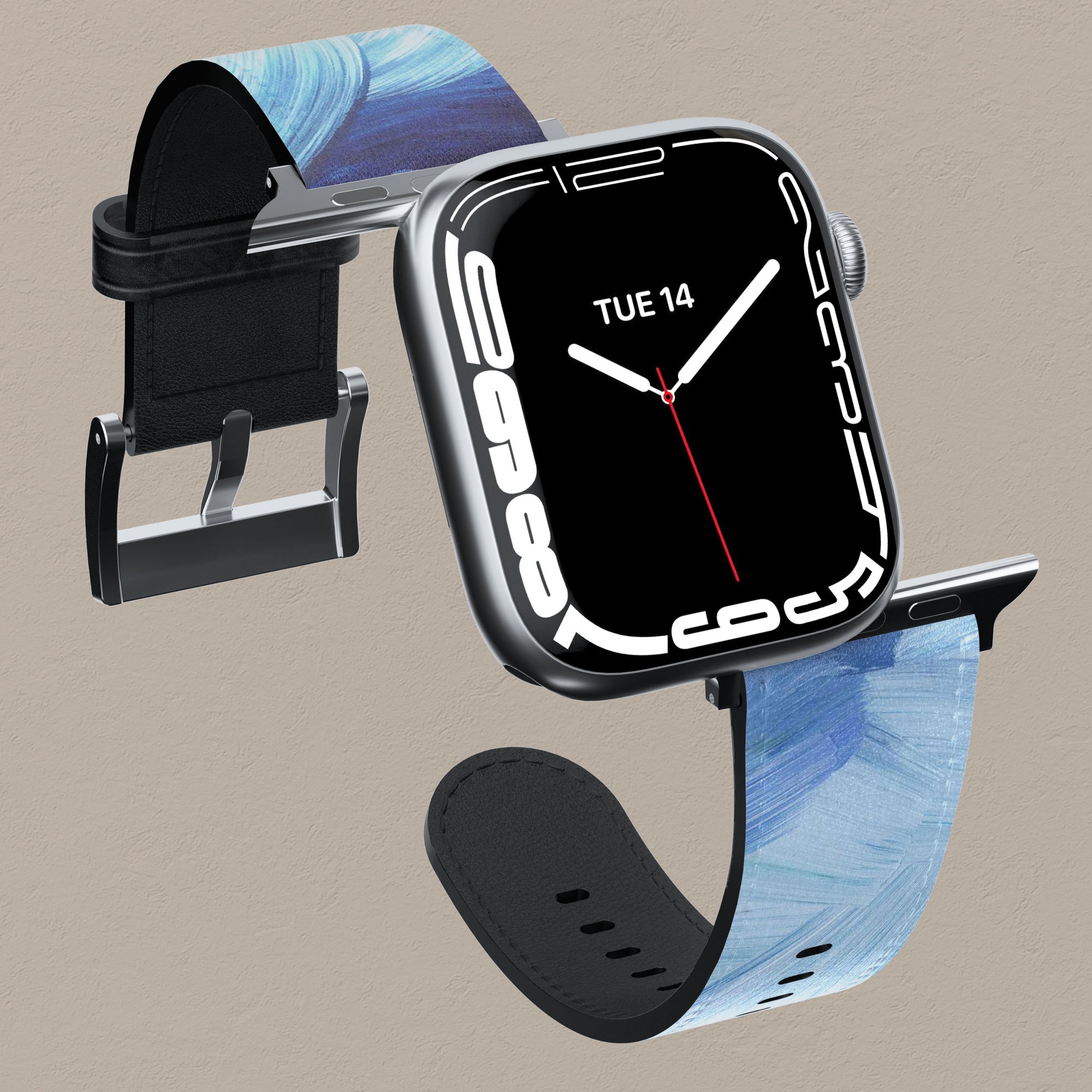 Blue Paint Apple Watch Band