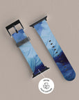 Blue Paint Apple Watch Band