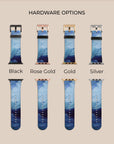 Blue Paint Apple Watch Band