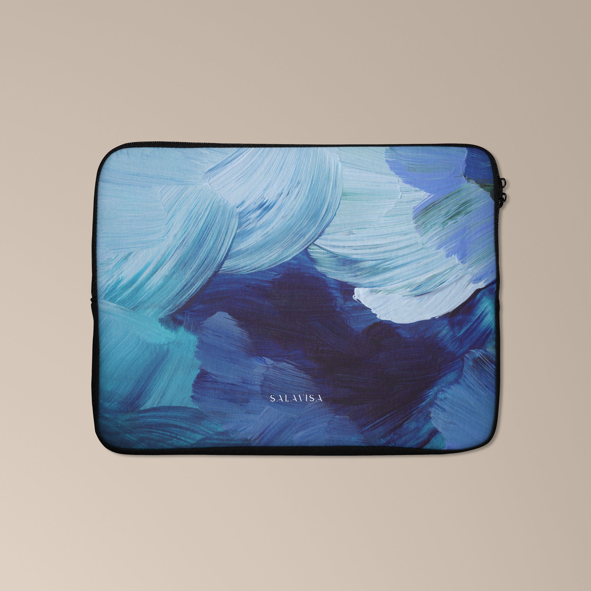 Blue Paint Laptop Sleeve