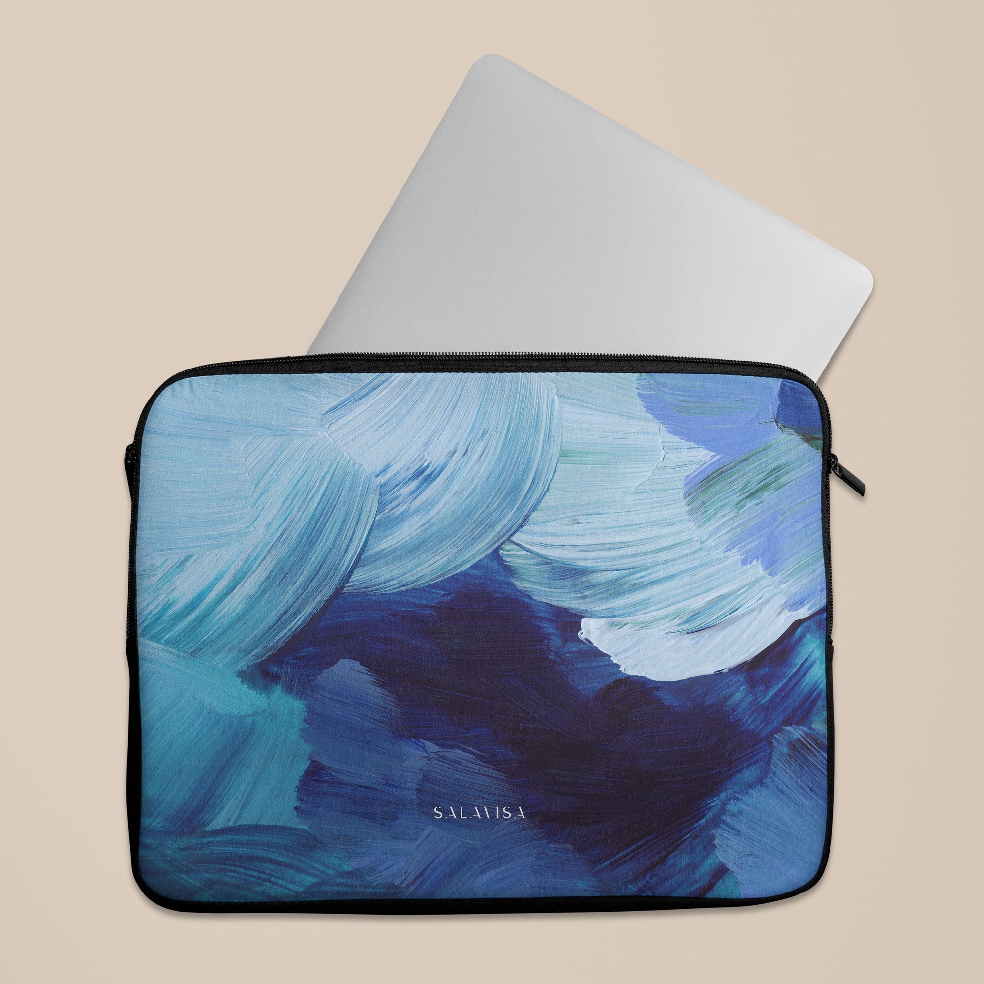 Blue Paint Laptop Sleeve