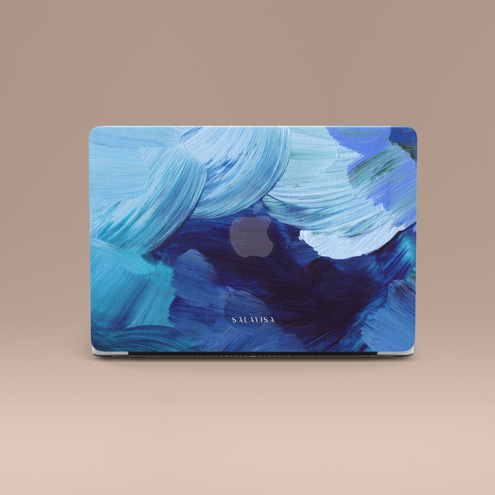 Blue Paint MacBook Case