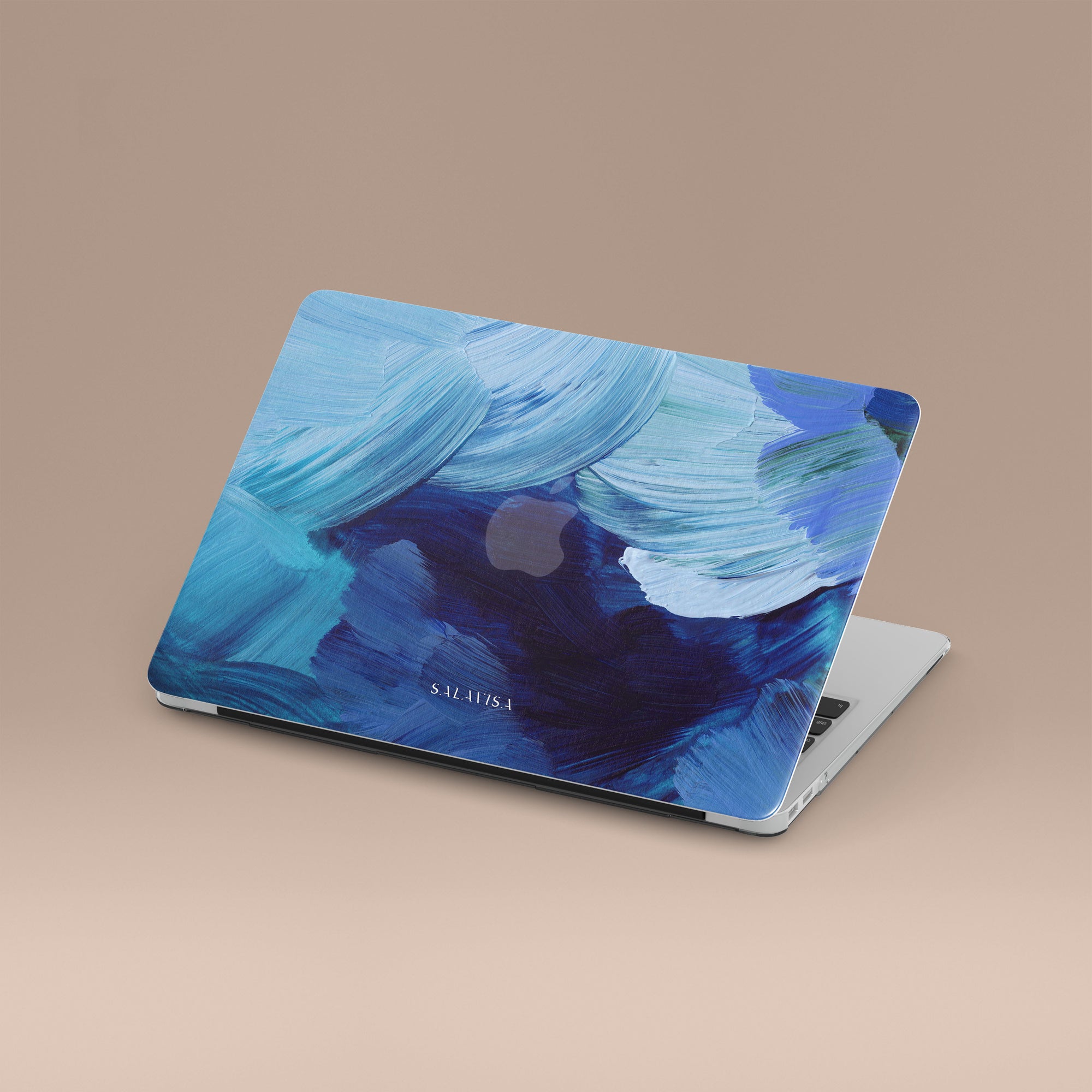 Blue Paint MacBook Case