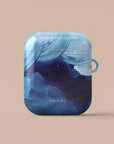 Blue Paint AirPods Case