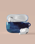 Blue Paint AirPods Case