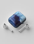 Blue Paint AirPods Case