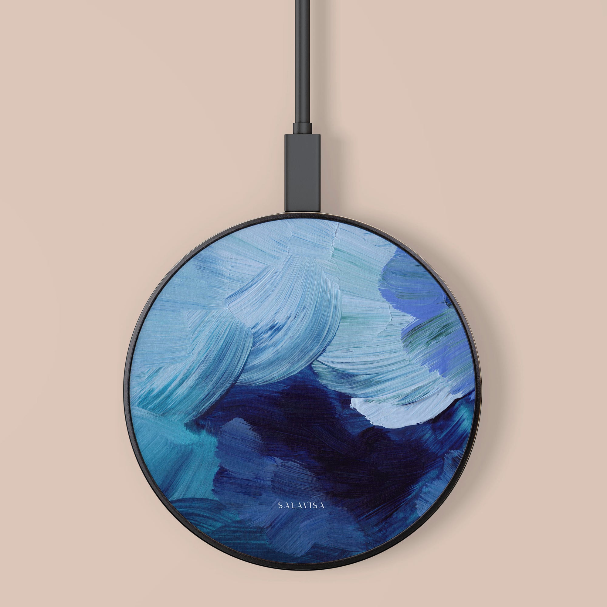 Blue Paint Wireless Charger