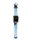 Ocean Blue Paint Apple Watch Band