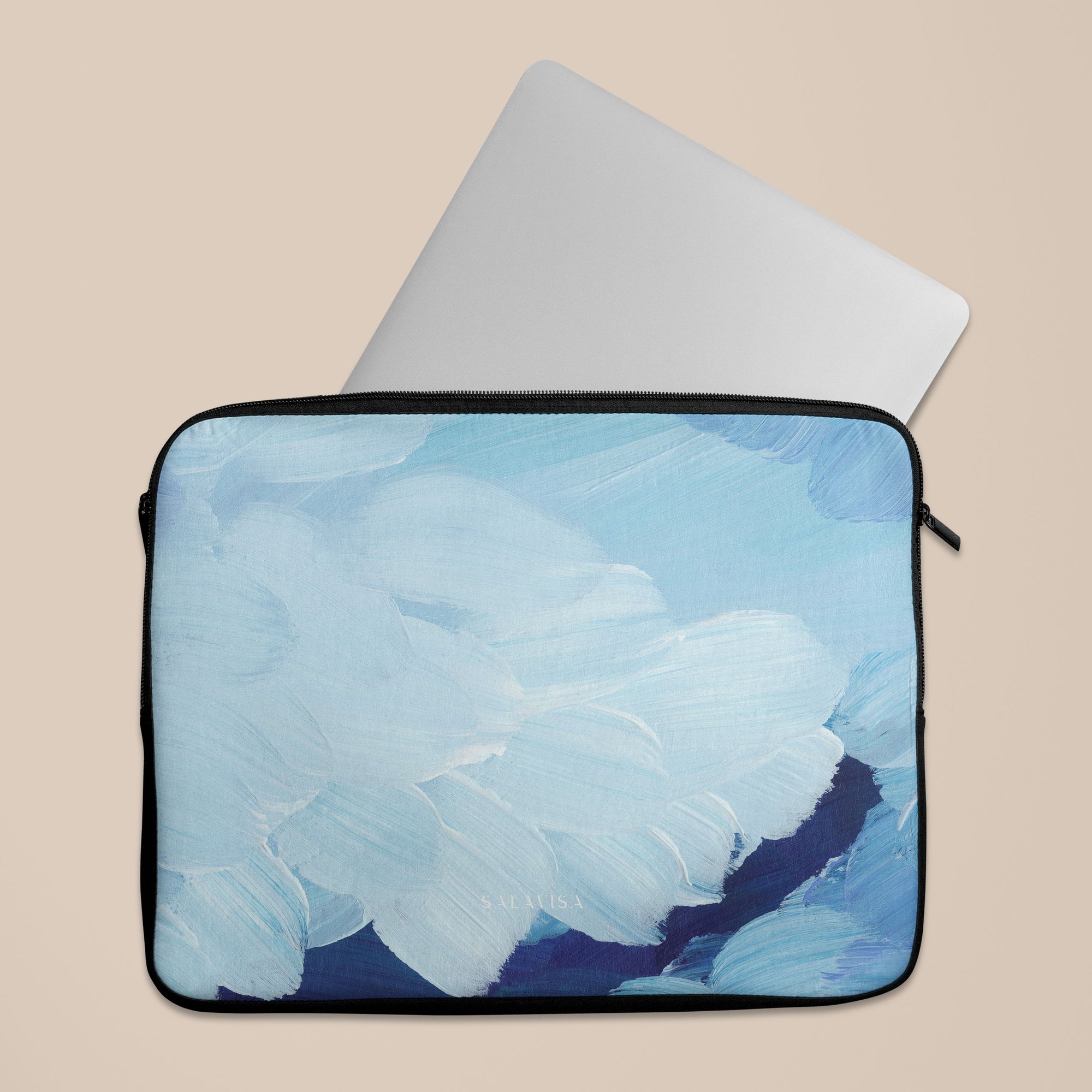 Ocean Blue Paint Laptop Sleeve