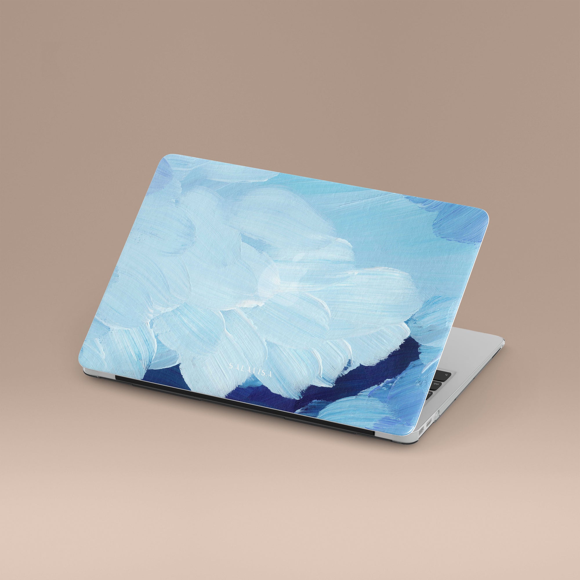 Ocean Blue Paint MacBook Case