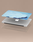 Ocean Blue Paint MacBook Case