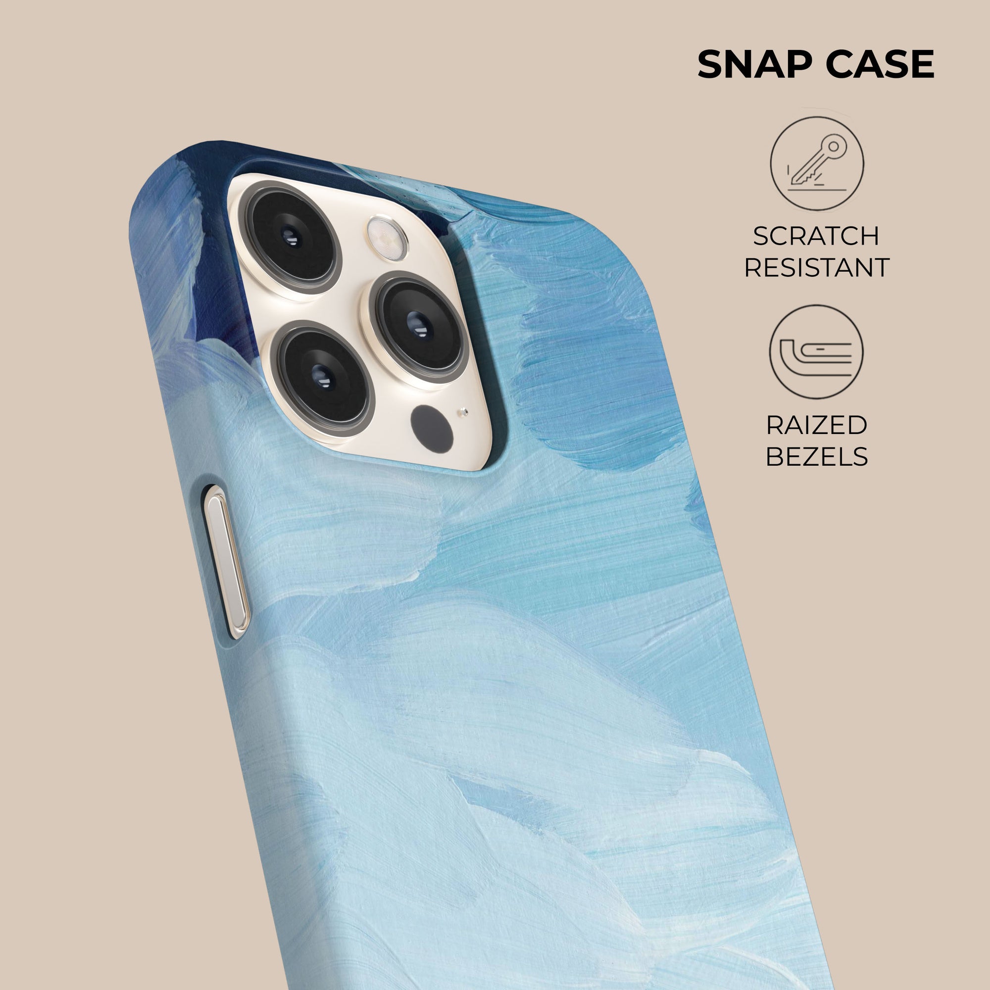 Ocean Blue Paint Phone Case