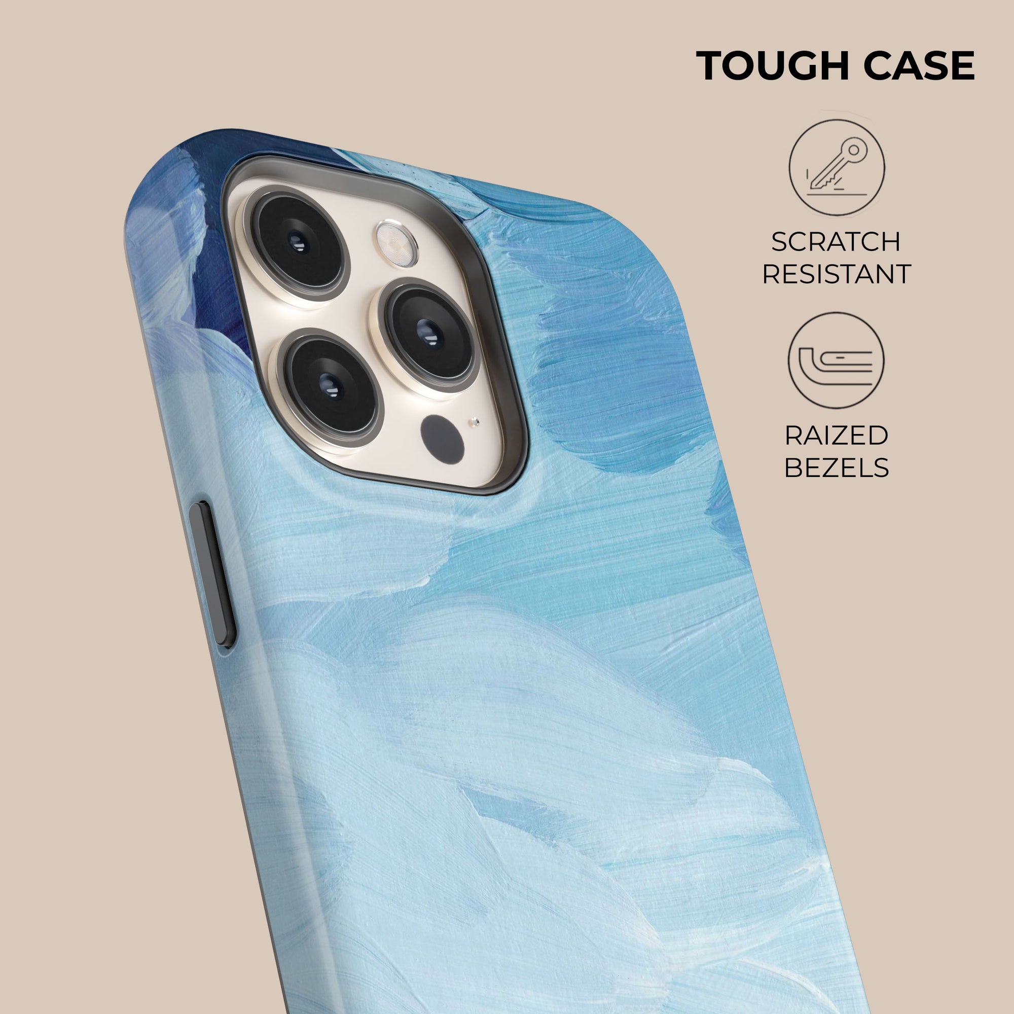 Ocean Blue Paint Phone Case