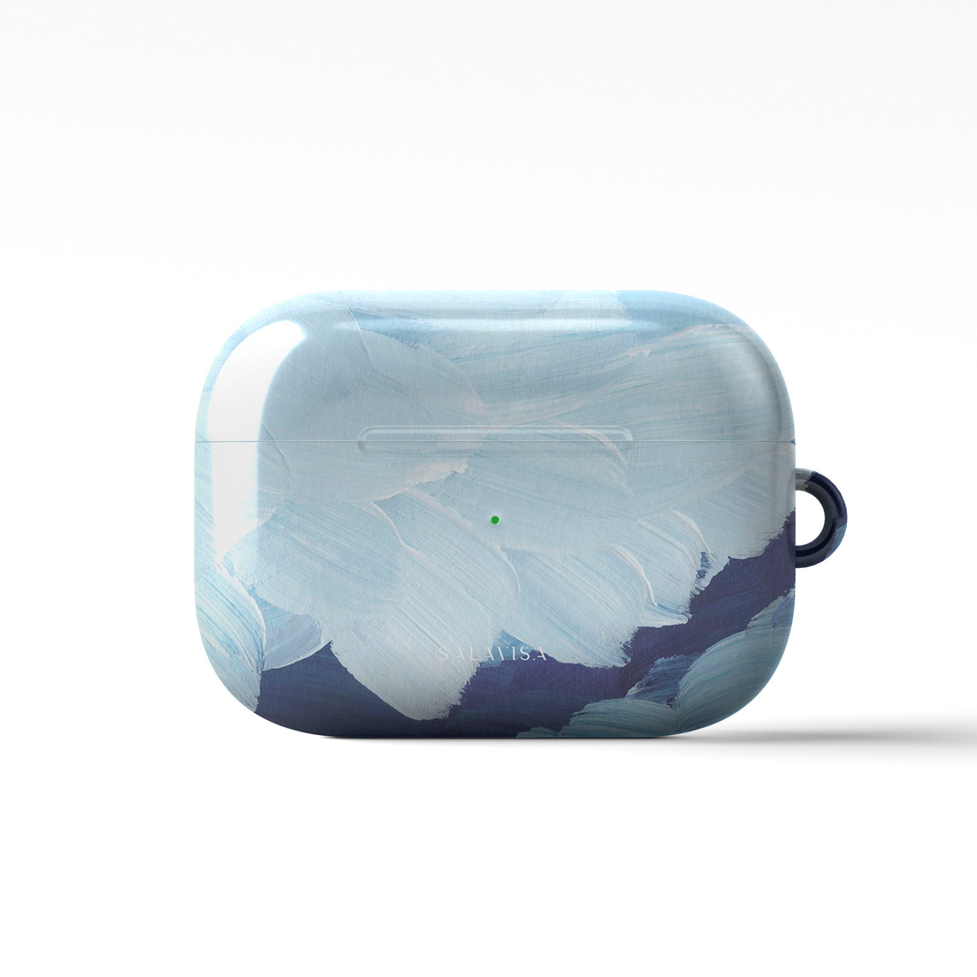 Ocean Blue Paint AirPods Case