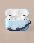 Ocean Blue Paint AirPods Case