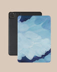 Ocean Blue Paint iPad Case