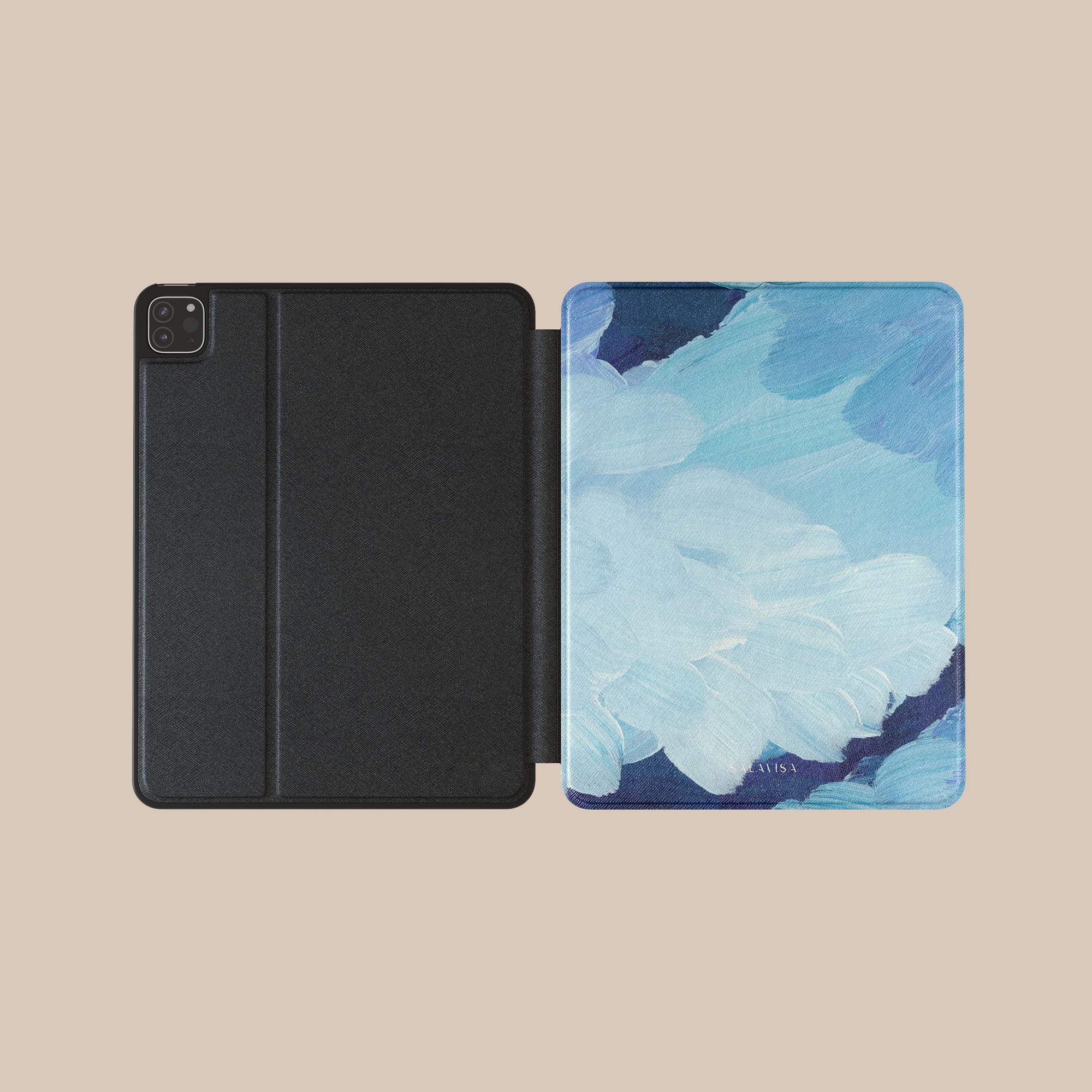 Ocean Blue Paint iPad Case