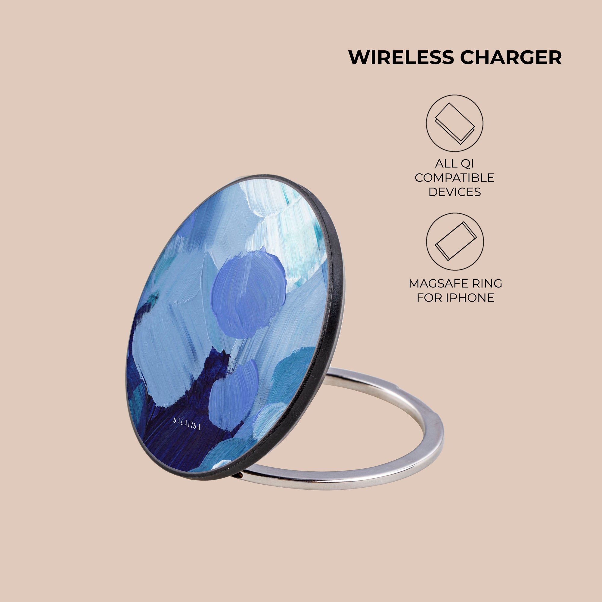 Spring Watercolor Wireless Charger