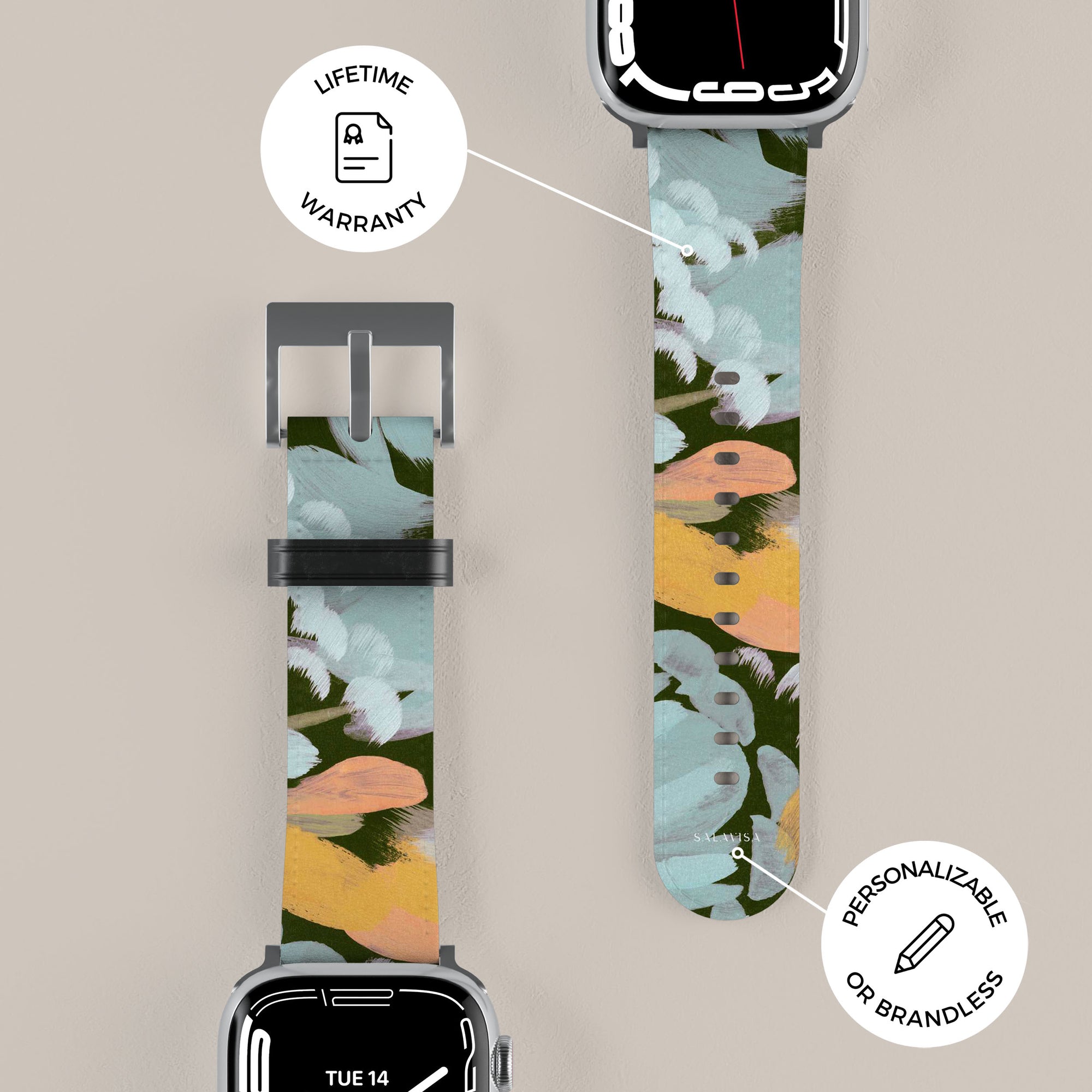 Flower Canvas Apple Watch Band