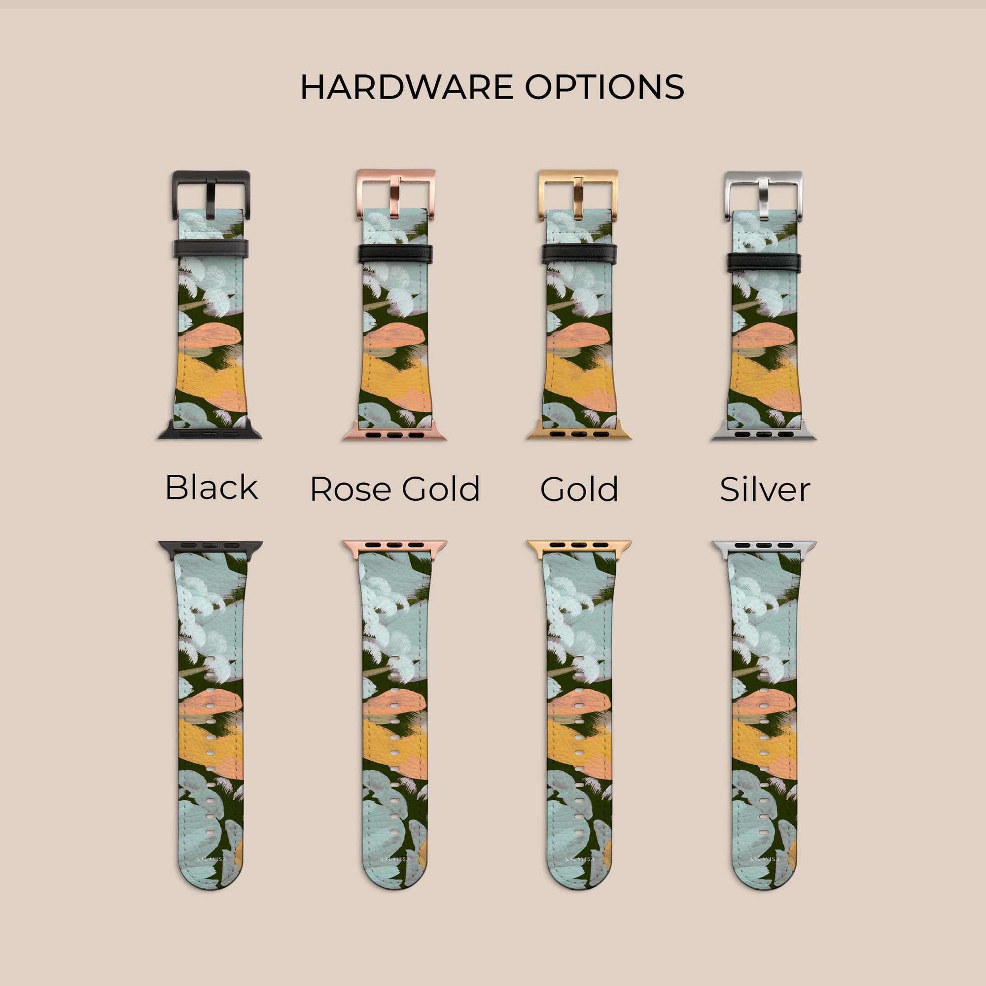 Flower Canvas Apple Watch Band