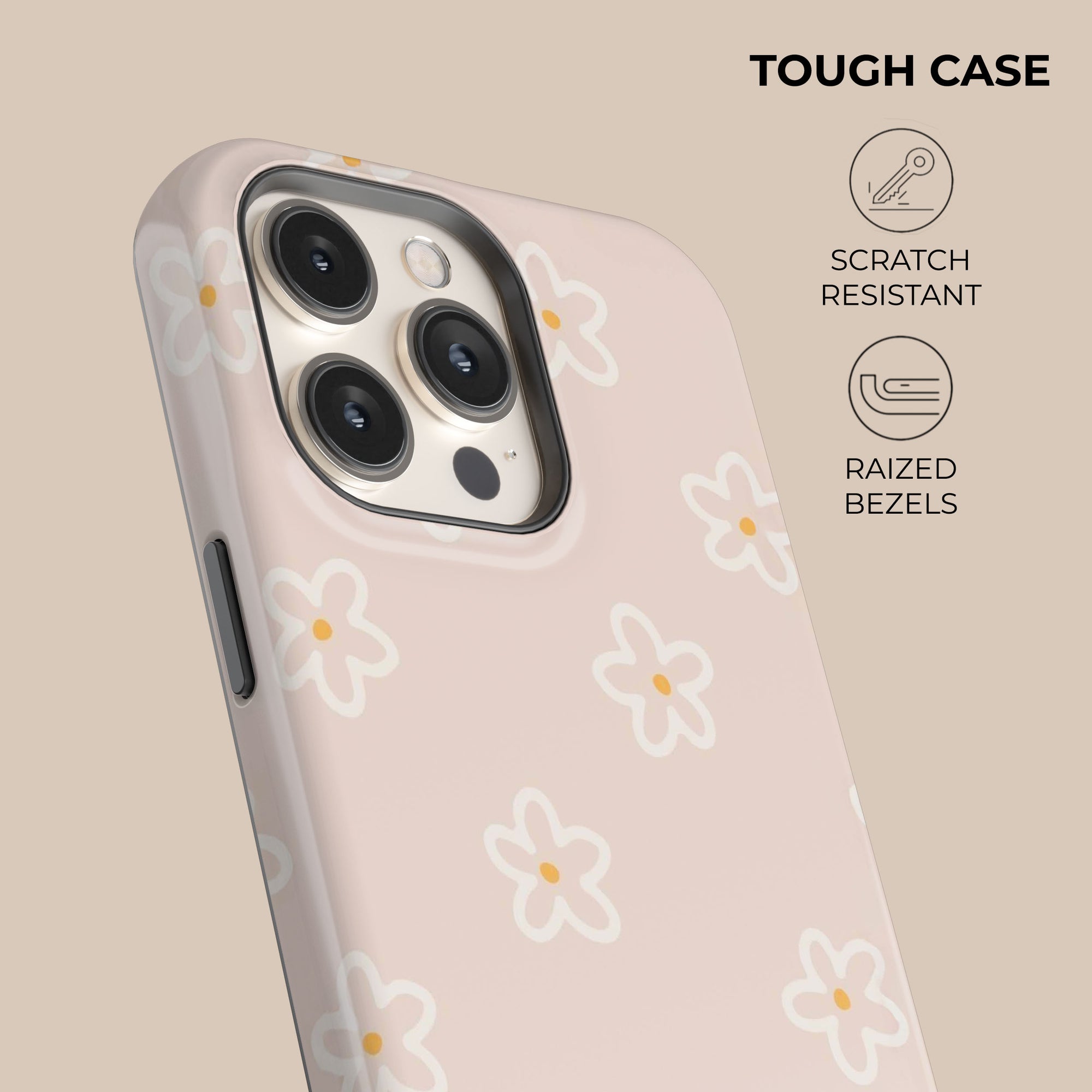 Floral Charm Phone Case