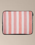 Coral Stripe Laptop Sleeve