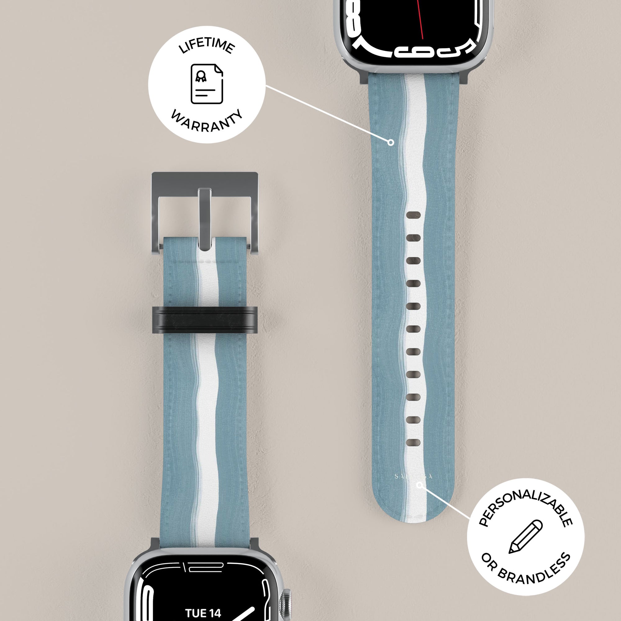 Blue Currents Apple Watch Band