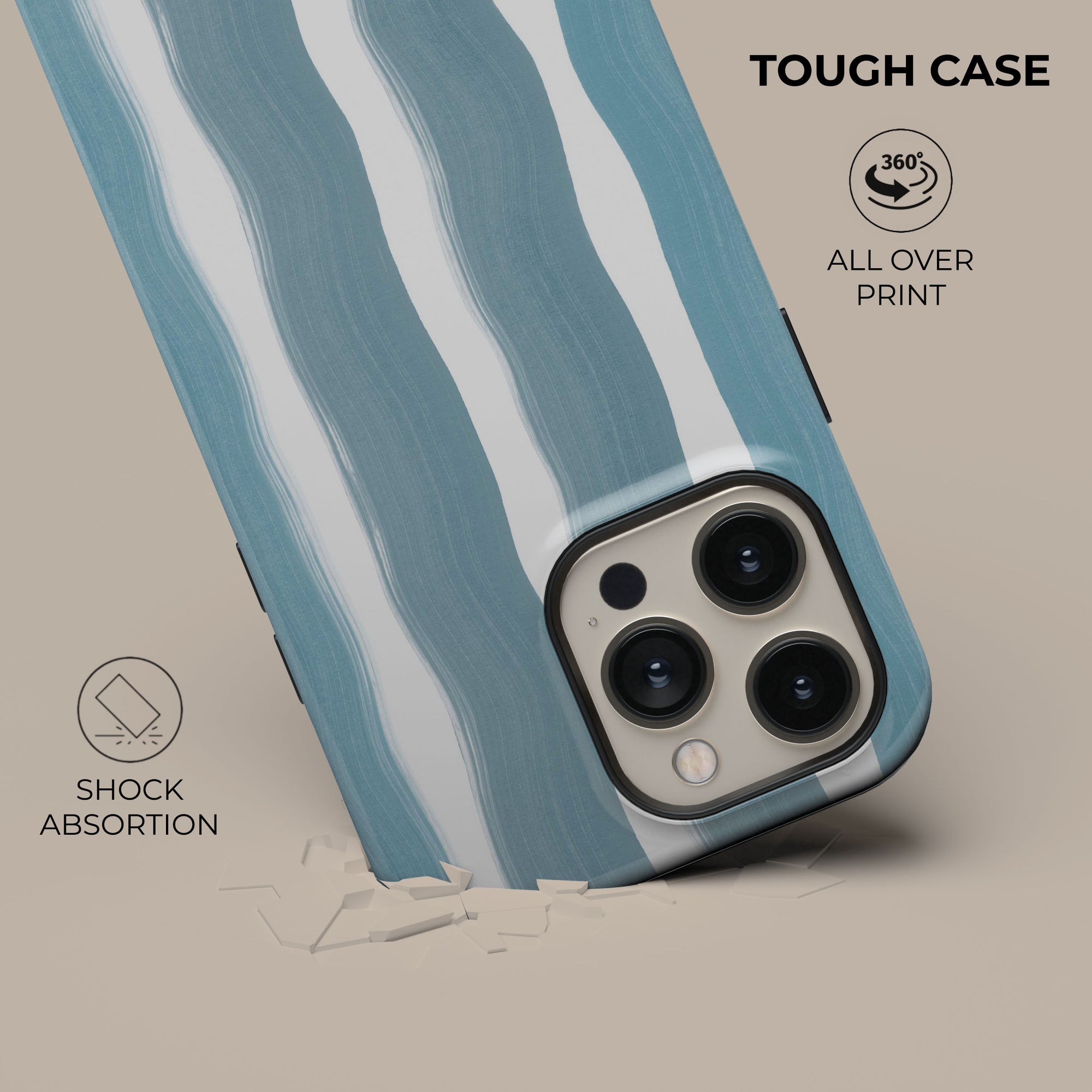 Blue Currents Phone Case