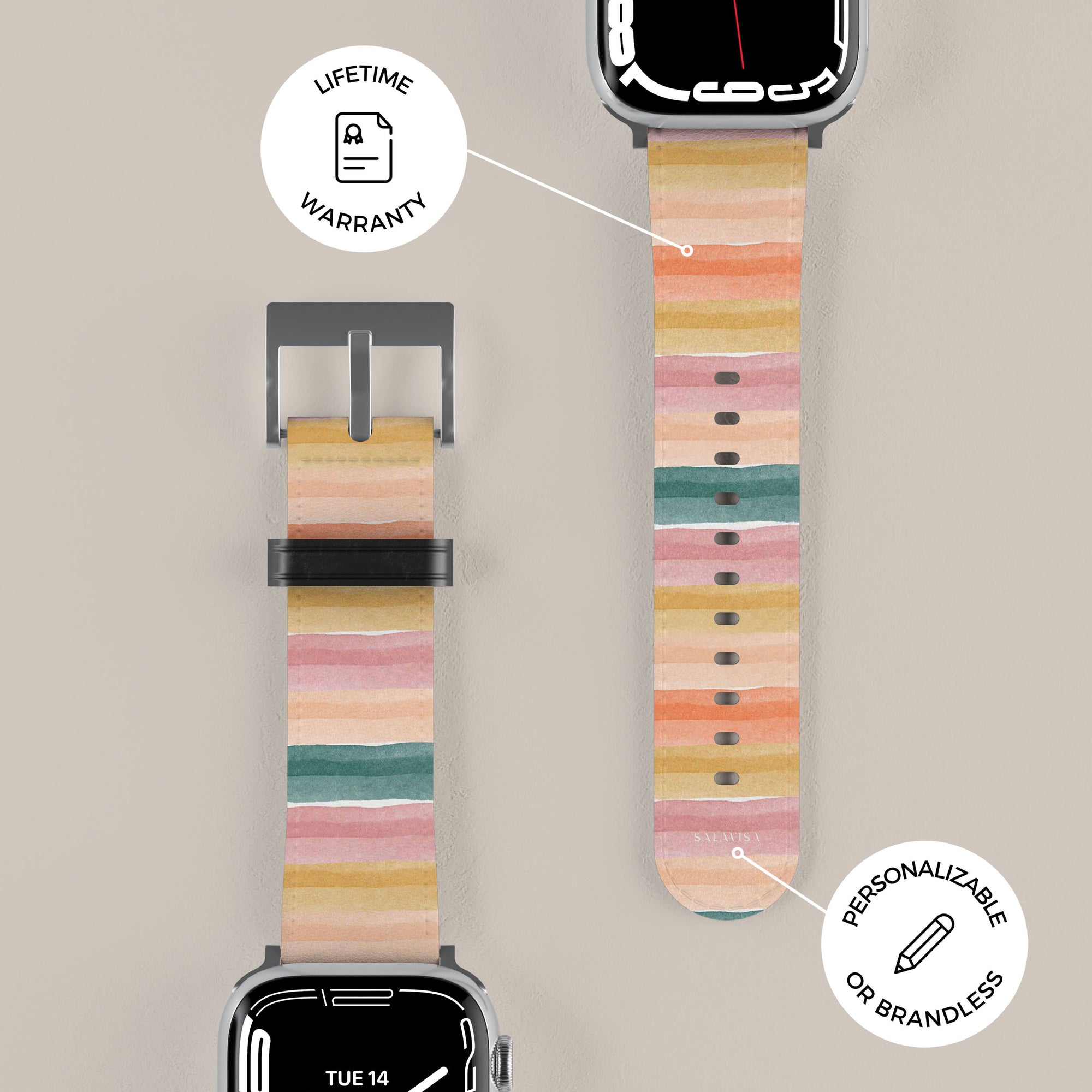 Layered Sunset Apple Watch Band