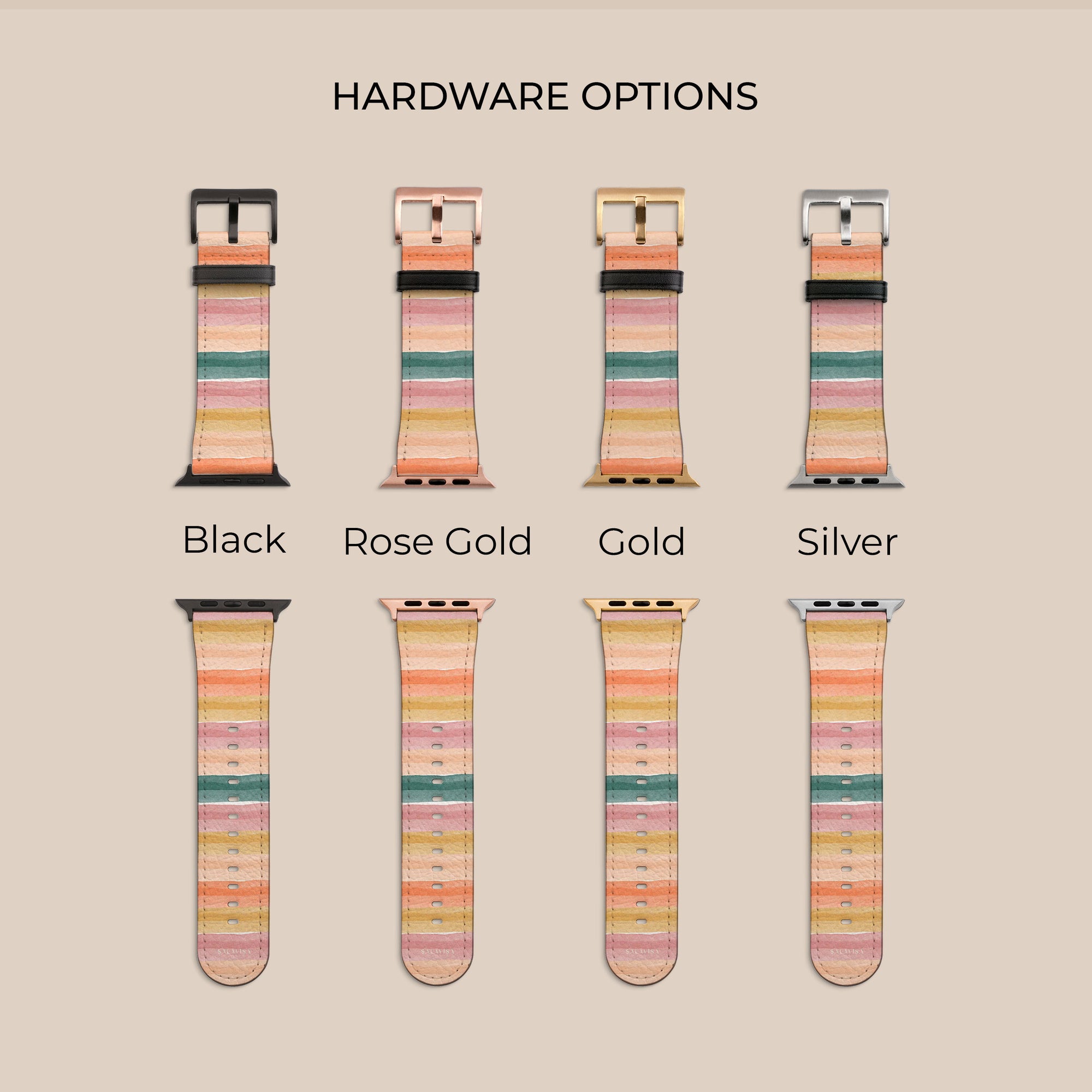 Layered Sunset Apple Watch Band