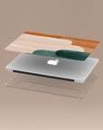 Pink & Forest Green Luxe MacBook Case MacBook Cases - SALAVISA