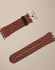 Blood Orange Polka Watch Strap Apple Watch Bands - SALAVISA