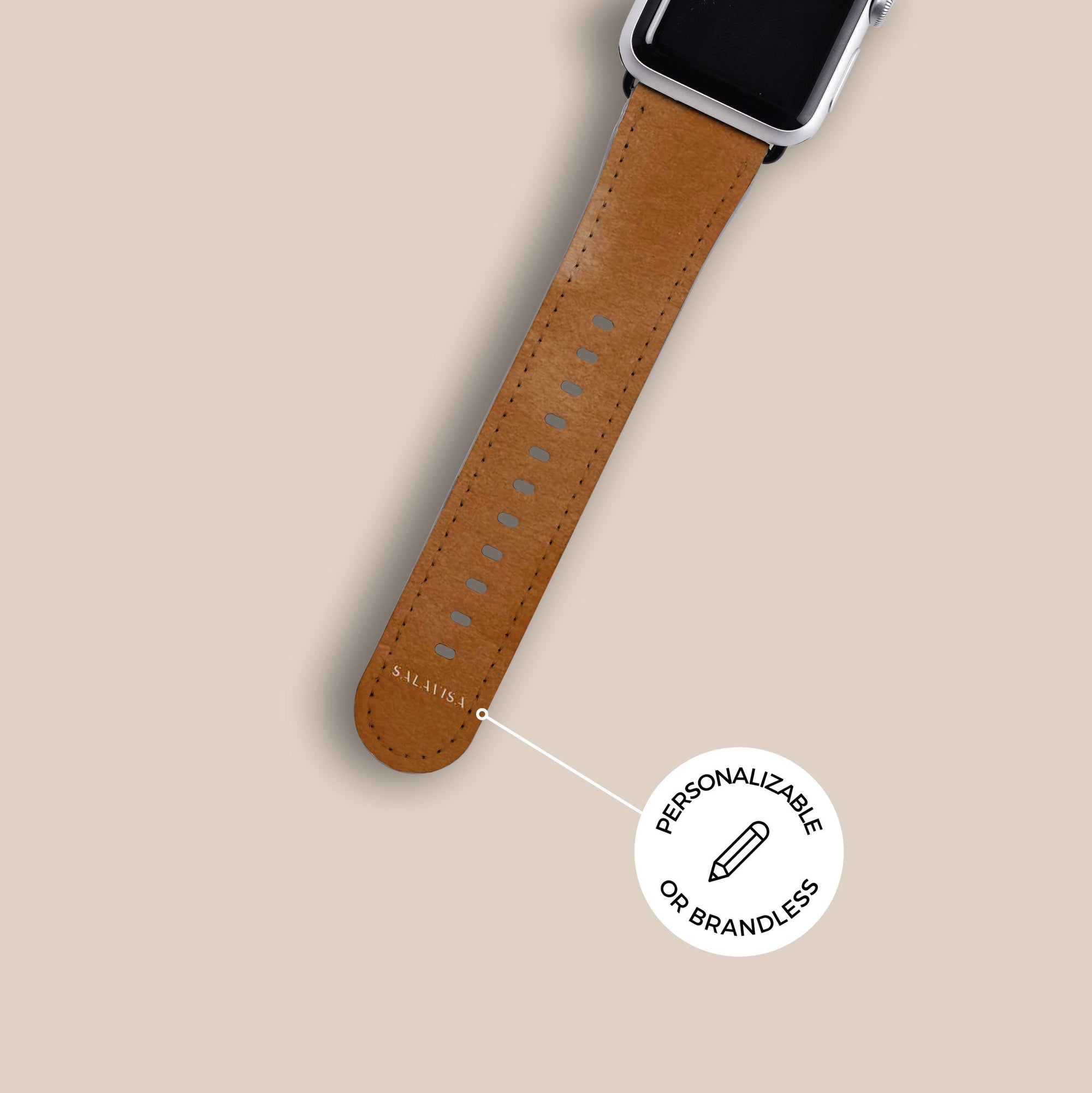 Burnt Orange Watercolor Apple Watch Band Apple Watch Bands - SALAVISA
