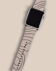 Rose Pink Topographic Apple Watch Band Apple Watch Bands - SALAVISA
