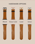 Burnt Orange Watercolor Apple Watch Band Apple Watch Bands - SALAVISA